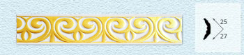 Sockelleiste P211 (Farbe: gold)
